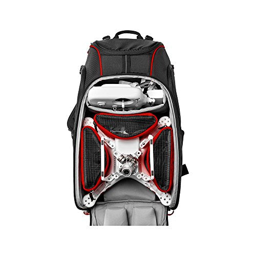 Manfrotto Professional Video Drone Backpack (MB BP-D1, Black) 22" x 13" x 19"