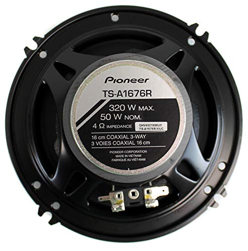 Pioneer TS-A1676R 6.5" 3-Way Car Speakers (4 Pack, 320W)