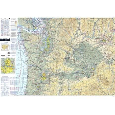 FAA VFR Sectional Chart Seattle, SSEA (Current Edition)