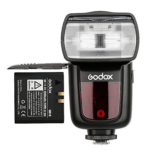 Godox V860II-S Camera Flash Speedlite with High-Speed Sync (GN60, 1/8000), 2.4G TTL, Li-ion Battery for Sony and USB LED Compatible