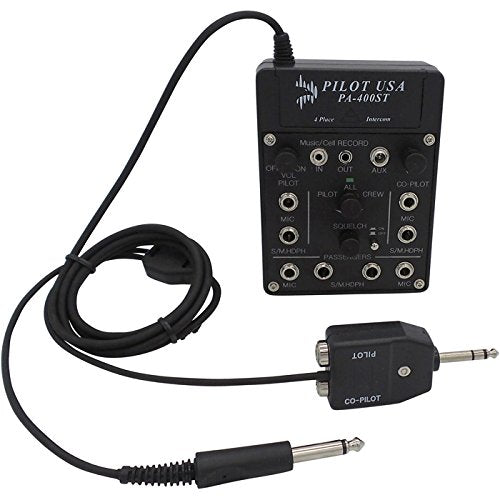 Pilot Communications USA PA-400St Stereo Intercom with 4 Phone Ports