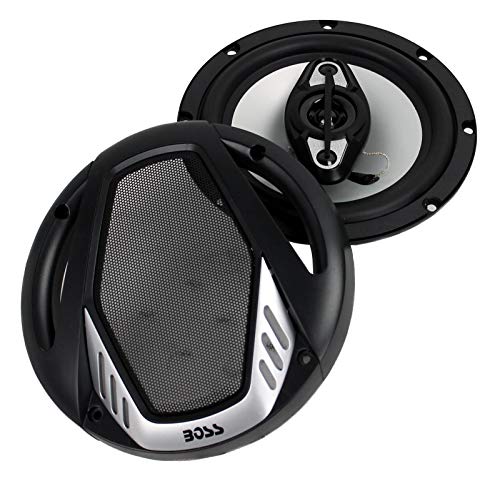 Boss NX654 Onyx 6.5in 400W 4-Way 4 Ohm Car Audio Speakers (2 Pairs)