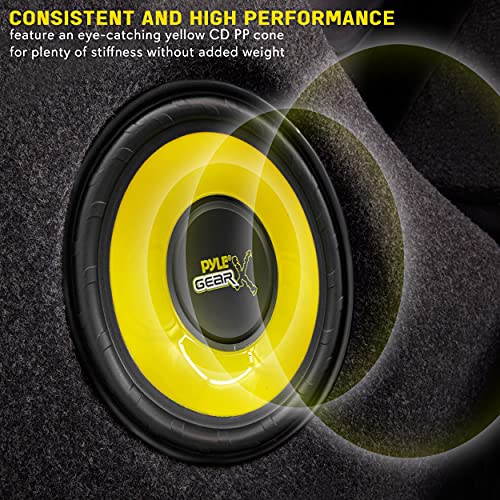 Pyle 6.5" Mid Bass Speaker System (PLG64) - 300W Peak Power, 4 Ohm Impedance, 60Hz-20KHz Frequency Response