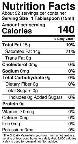 Viva Naturals Organic Virgin Coconut Oil, 16 fl. oz. (473mL)