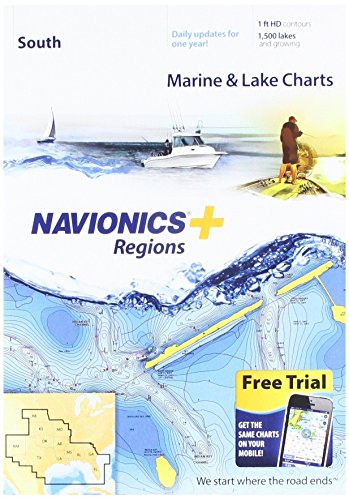 Navionics Plus South Marine and Lake Charts (SD/MSD)