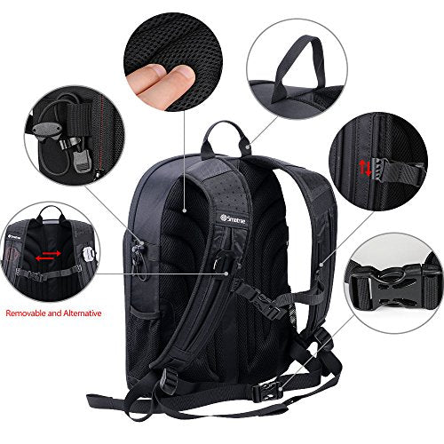 Smatree Backpack Compatible with DJI Mavic Platinum/Mavic Pro Fly More Combo and GoPro Hero 2018 to Hero 3+ (Excl. Mavic 2 Pro/Mavic 2 Zoom)