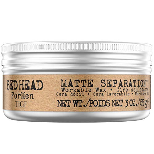 TIGI Bed Head Matte Separation Workable Wax for Men (3 oz)