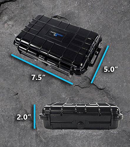 CASEMATIX Rugged Waterproof Case Compatible with Walabot DIY, DIY 2 and Cables (Case Only)