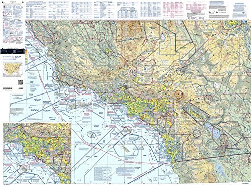 FAA VFR Sectional Chart for Los Angeles, SLA (Current Edition)