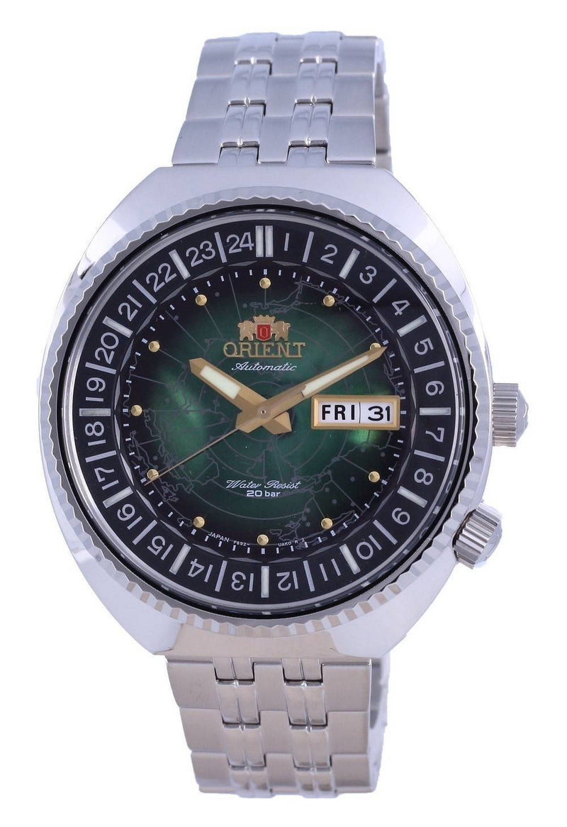 Orient World Map Revival Diver's Automatic RA-AA0E02E09C 200M Men's Watch